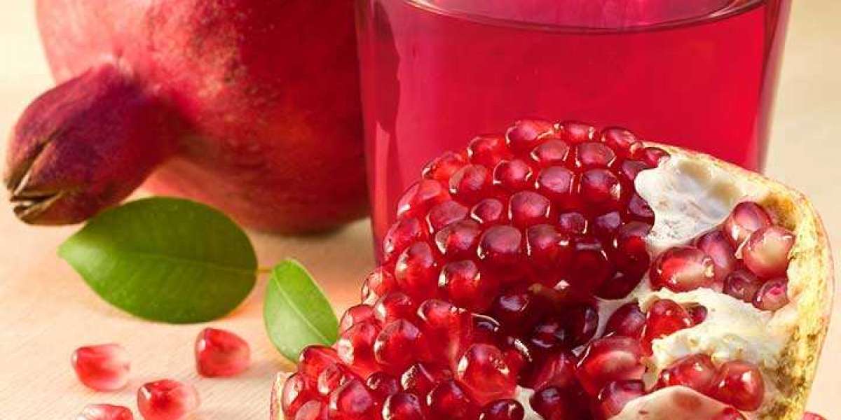 Drinking Pomegranate Juice Has Several Health Benefits.