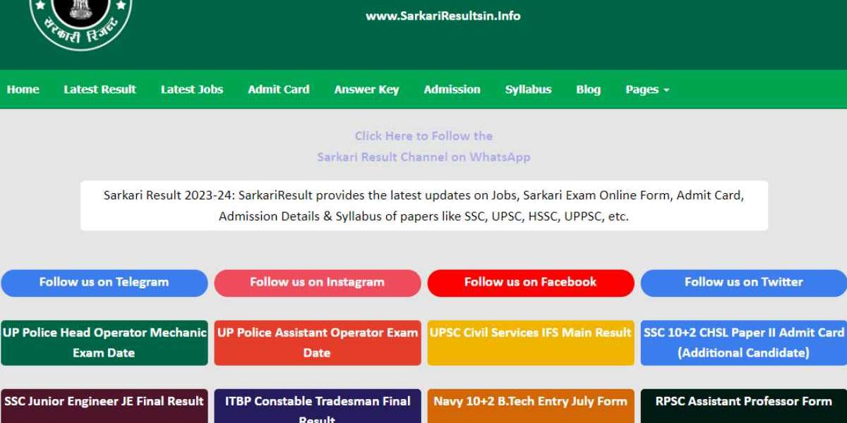 Navigating the Realm of Sarkari Result Info and Sarkari Exams: A Comprehensive Guide