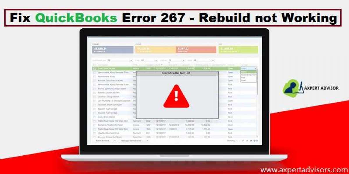 How to fix QuickBooks error code 267 - Rebuild Not Working