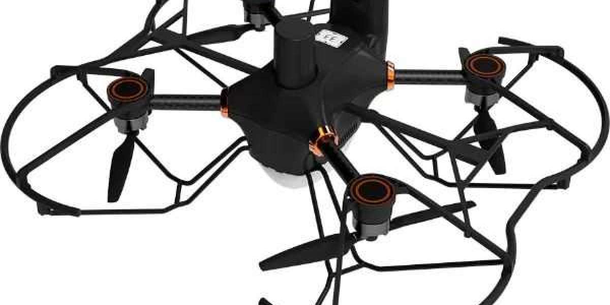 How does the EMO outdoor swarming drone automatically adjust the light?