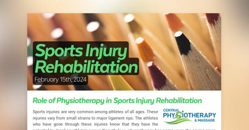 Sports Injury Rehabilitation | Smore Newsletters