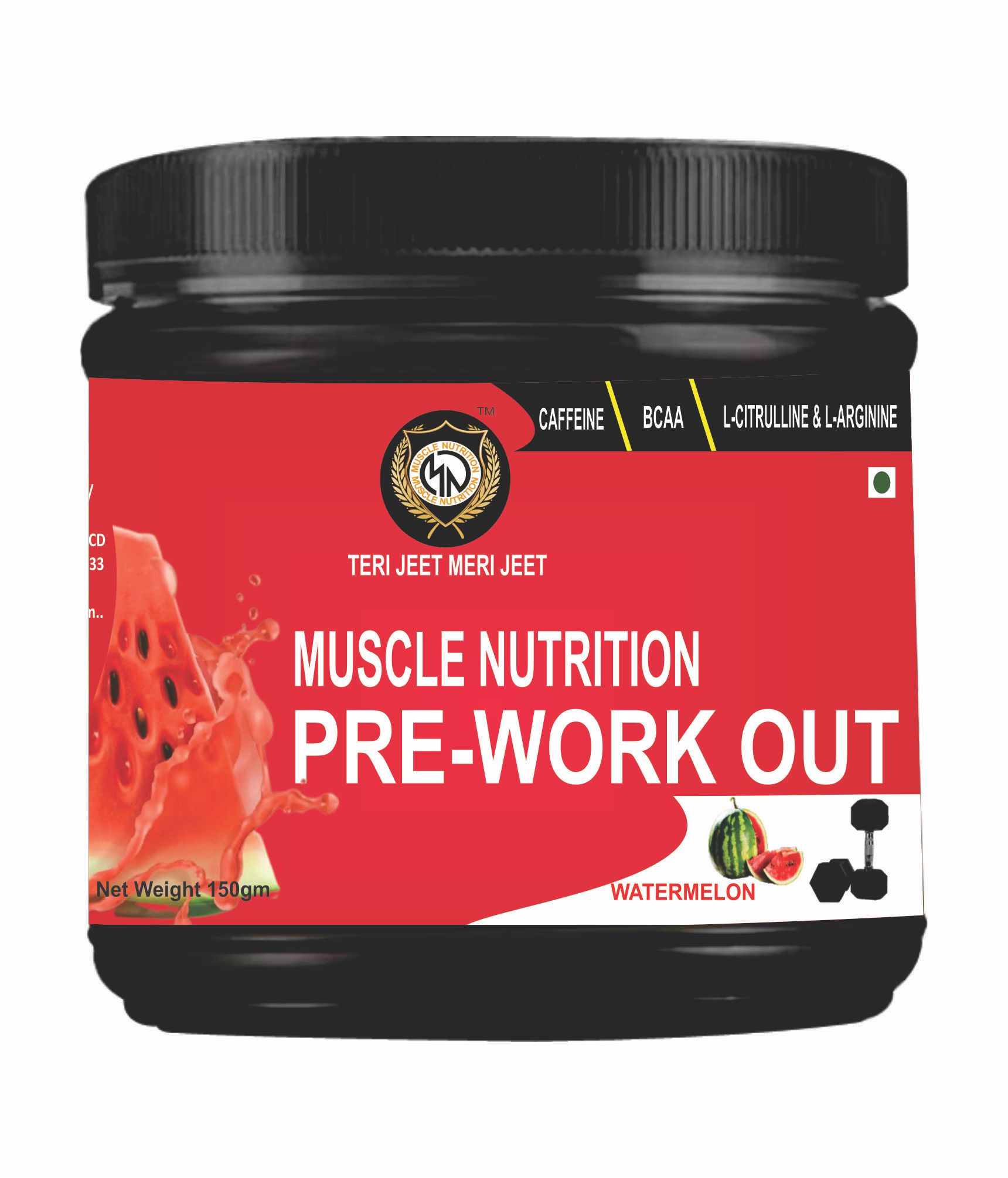 Buy Muscle Nutrition Pre-workout (150g), Watermelon Supplements online at Best Price in India