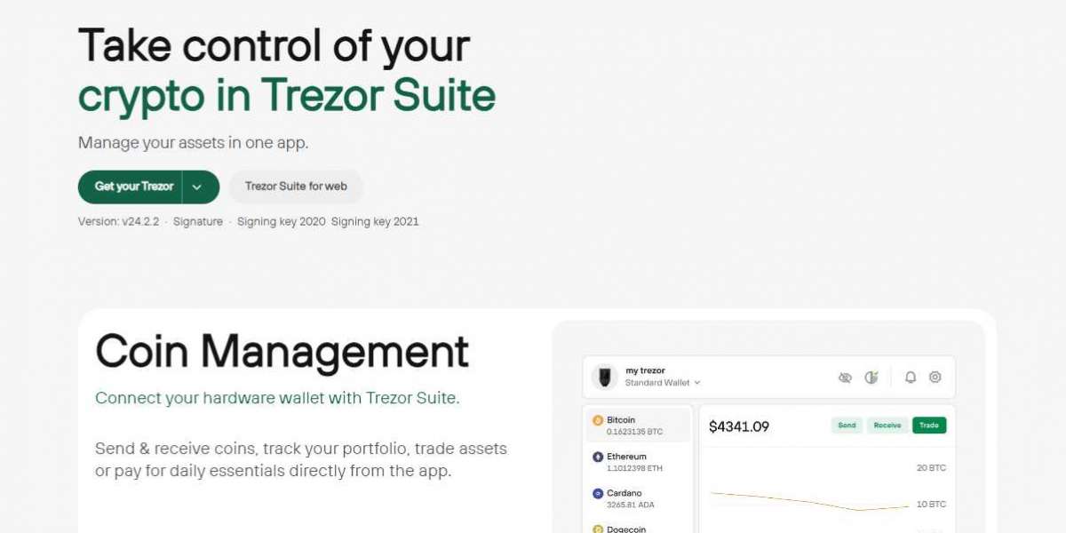 Trezor.io/Start (Official) | Crypto Management on Desktop & Web