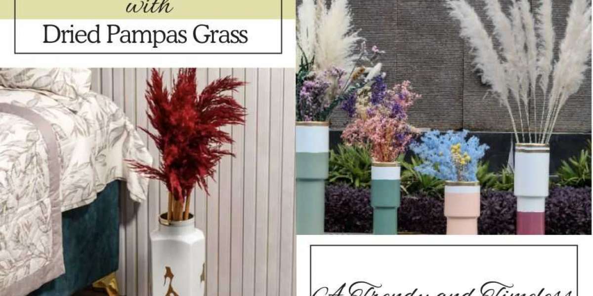 Decorate Your Vase With Dried Pampas Grass