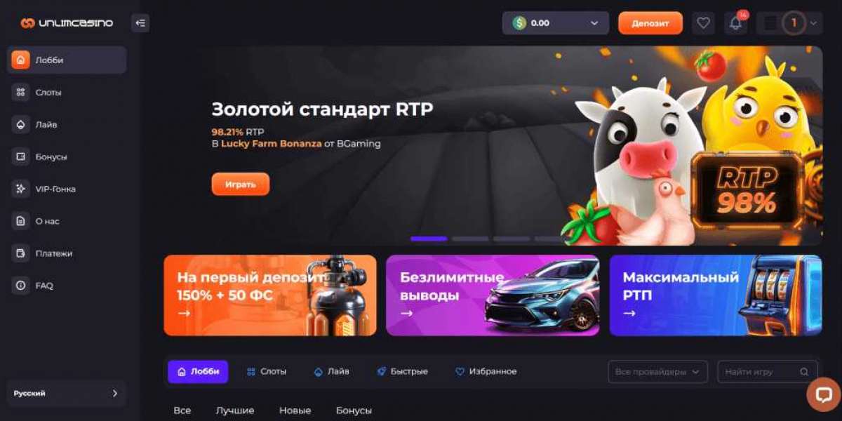 Верификация на сайте Unlim Casino