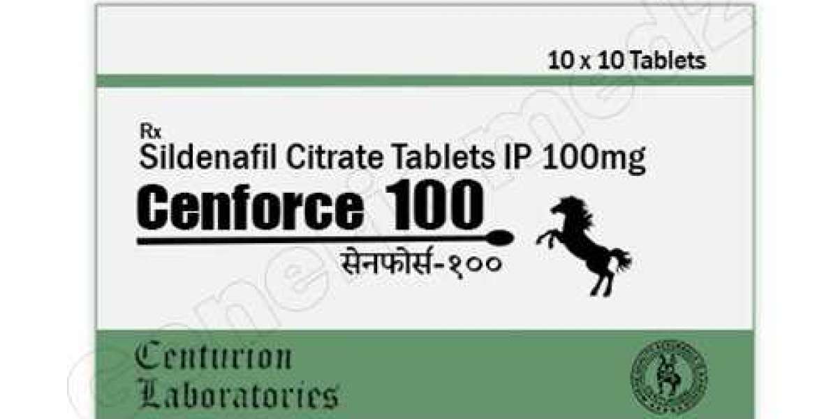 Cenforce 100 Mg (Sildenafil Blue) Round ED Pills Enhancer